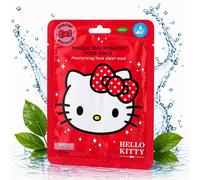 TAKE CARE Hello Kitty Moisturising Fabric Masks | Intense Moisture | Suitable for All Skin | Gentle Formula | + 90% Natural Ingredients | Vegan | Pack of 4