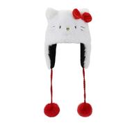 Hello Kitty-Inspired White Plush Laplander
