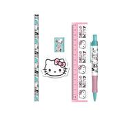 Hello Kitty Insta Cuteness Stationery Set for School and Creative Projects - Includes Pencils, Erasers, and Writing Accessories with Adorable Hello Kitty Theme - Useful for Organizing Desk Supplies