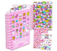 Hello Kitty Journal Set ~ Hello Kitty and Friends Cafe Notebook Bundle with Hello Kitty Tab Journal Plus Stickers, Decals | Hello Kitty School Supplies Gifts