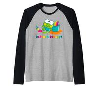 Hello Kitty Kerokerokeroppi Creative Genius Fun Pose Classic Raglan Baseball Tee