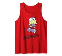 Hello Kitty Kerokerokeroppi Cute Skateboard Art Classic Fun Tank Top