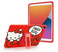 Hello Kitty Kids iPad Case - 10.9 Inch Case for iPad 10th Generation (2022) & A16 11th Generation 11 inch (2025) - Tablet Cover with Stand, Shockproof Silicone Protector