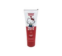 Hello Kitty Kids Toothpaste - Strawberry Flavour, 95% Natural Origin Ingredients, Cavity Protection & Enamel Strengthening with Sodium Fluoride, Vegan & Dermatologically Tested, for Ages 3+, 50ml