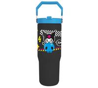 Kuromi 30oz Drinks Pitcher, Official Licensed Sanrio Kawaii Beverage Jug, Cute Character Drinkware for Water, Juice and Soft Drinks, Kitchen Tableware, Collector Gift for Kuromi Fans