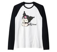 Hello Kitty Kuromi Cute Naughty Valentines Love XOXO Classic Raglan Baseball Tee