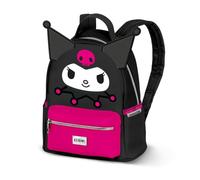 Hello Kitty Kuromi Face-Heady Backpack, Lilac 25 x 29 cm, Capacity 8 L