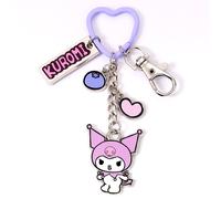 The Carat Shop Hello Kitty Kuromi Keyring with Charms