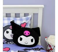 Hello Kitty Kuromi Shaped Cushion Black - 33x40cm