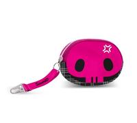 Hello Kitty Kuromi Skull-Pill Coin Purse, Black, 12.5 x 9 cm