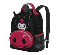 Hello Kitty Kuromi Skull-Small Heady Backpack, Black, 22 x 25 cm, Capacity 5 L