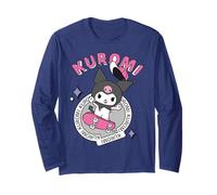 Hello Kitty Kuromi Street Style Skateboard Art Punk Classic Long Sleeve T-Shirt