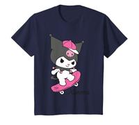 Hello Kitty Kuromi Street Style Skateboard Fun Classic Pose T-Shirt