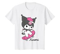 Hello Kitty Kuromi Street Style Skateboard Fun Pose Classic T-Shirt