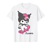 Hello Kitty Kuromi Street Style Skateboard Fun Pose Classic T-Shirt
