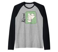 Hello Kitty Kuromi Sweet Naughty Bear Emo Rock Classic Devil Raglan Baseball Tee