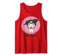 Hello Kitty Kuromi Sweet Naughty Fun Emo Rock Classic Pose Tank Top
