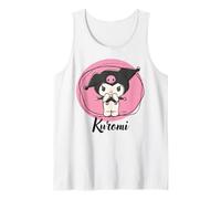 Hello Kitty Kuromi Sweet Naughty Fun Emo Rock Pose Classic Tank Top