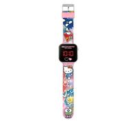 Hello Kitty Silicone Strap Digital LED Watch - Pink