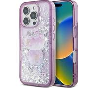 Hello Kitty Liquid Glitter 50th Anniversary Party Case for iPhone 16 Pro 6.3" Purple - HKHCP16LL50PPU