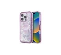 Hello Kitty Liquid Glitter 50th Anniversary Party Case for iPhone 16 Pro Max 6.9" Purple - HKHCP16XL50PPU