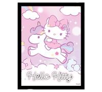 Hello Kitty Magical Unicorn Framed Poster