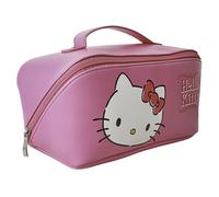 Hello Kitty Travel Toiletry Bag, Hanging Toiletry Bag Pink, Makeup Bag, Sanrio Travel Official License, Cosmetic Bag