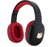 Hello Kitty Metal Logo Oval Shape Bluetooth Headphones Black - HKBHA1BKHLMK