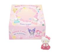 Hello Kitty Mini Figure Blind Bag - 1 Random Figure Included (4cm Baby Angel Series), Collect 1 of 6 Characters in Regular or Shiny Light-Up Style, Cute Sanrio Surprise Toy for Fans & Collectors