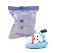 Hello Kitty Mini Figure Blind Bag - 1 Random Figure Included (4cm Sweet Dreams Series), Collect 1 of 6 Regular or Flocked Characters, Cute Sanrio Surprise Toy for Fans & Collectors