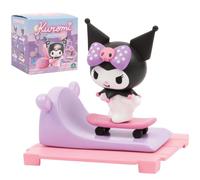 Hello Kitty Mini Figure Blind Box - 1 Random Character Included (Kuromi Fun Rhapsody Series), Collect 1 of 9 Styles Including 1 Super Rare, Sanrio Figure with Stackable Display Box
