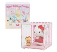 Hello Kitty Mini Figures Mini Box Ode To Joy Series, 8 Characters plus 1 Secret Style, Surprise Collectible Sanrio Figure with Party Accessory, Base and Stackable Display Box, Blind Box Toy