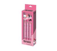Hello Kitty Mix-Pack of 3 Erasable Gel Pens, Pink, 9.5 x 23 cm