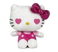 Hello Kitty My Bestie Forever Plush, 16cm Pink Soft Toy, Cute Mini Hello Kitty Character in Pink Outfit, Official Licensed Merchandise, for Fans and Collectors, Suitable for Ages 4+