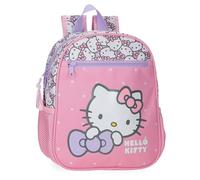 Hello Kitty My Favourite Bow Kids Backpack School Backpack Pink Wide Adjustable Shoulder Strap Polyester Joumma Bags, pink, preschool backpack