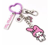 Hello Kitty My Melody Charm Keyring