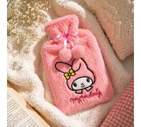 Hello Kitty My Melody Fur Hot Water Bottle 1L in Pink | Size: Medium Hello Kitty Pink M