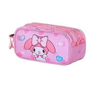 KARACTERMANIA Hello Kitty My Melody Sweets-Fan Trick Pencil Case 2.2, Pink, 23 x 11 cm