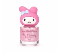 Hello Kitty My Melody Water Based Nail Polish for Kids - 3 ml - Non-toxic, Vegan and Safe - Easy to Wash with Warm Water - Delicate Nail Polish for Girls - Perfect for