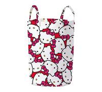 Character World Hello Kitty Official Storage Hamper | Star Design, Toy Box Laundry Basket | Organiser For Children's Bedroom, Kids Playroom | 48cm x 40cm