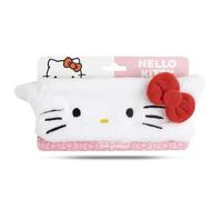 Hello Kitty Official Women's Makeup Headband - Soft Plush Cosmetic Headband with 3D Bow - Face Care Spa and Skincare Accessory