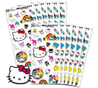 Hello Kitty Party Favors for Boys & Girls Bundle ~ 12 Pack Hello Kitty Sticker Sheets for Kids Birthday Party Goodie Bags | Hello Kitty Party Supplie