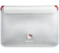 CG MOBILE Hello Kitty Sleeve HKCS14PGHDLMS 14 Inches Silver PU Metal Logo