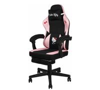 Konix Hello Kitty Premium Gaming Chair - Black & Pink