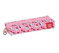 HELLO KITTY - Rectangular Children's Pencil Case, Children's Pencil Case, Ideal for School Age Children, Comfortable and Versatile, Quality and Resistance, 22 x 7 x 40 cm
