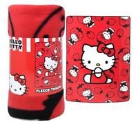 Hello Kitty Red Fleece Throw 45" x 60" Soft, Cozy and Stylish