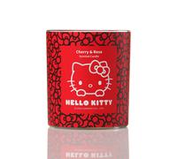 Hello Kitty Repeat Print 1-Wick Candle - Cherry & Rose Scent in Red | Size: Medium Hello Kitty Red Medium