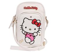 Hello Kitty sachet, small handbag with adjustable strap, mini handbag, white 18x6x12 cm
