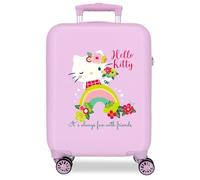 Hello Kitty Sanrio Always Fun with Friends Cabin Suitcase Pink 33 x 50 x 20 cm Hard Case 2.3 kg ABS 2.3 kg 28.4L Hand Luggage