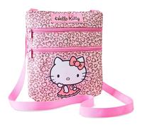 Hello Kitty Sanrio Bag Girls Teens Women Kawaii Shoulder Cross Body Bag Kuromi My Melody Shopping Travel Anime Gifts for Girls (Pink Leopard)